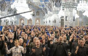 روضہ امام رضا (ع) میں اکیسویں ماہ رمضان المبارک پر شب قدر کے اعمال و عزاداری