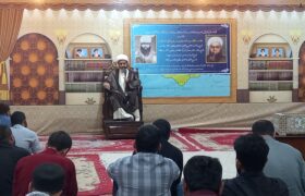 مدرسہ امام المنتظر قم میں علامہ حافظ سیف اللہ جعفری کی برسی کے موقع پر مجلس کا اہتمام