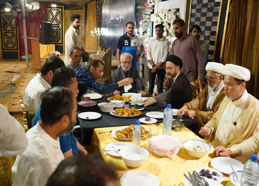 امامیہ فورم کراچی کے تحت دعوت افطار