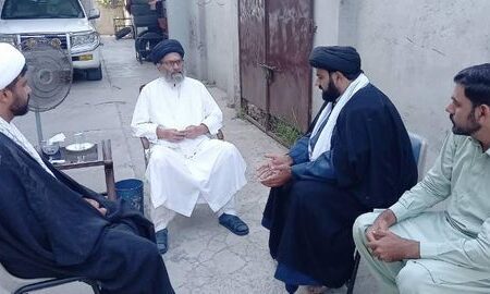 قائد ملت جعفریہ پاکستان سے اصفہان دفتر کے اراکین کی ملاقات