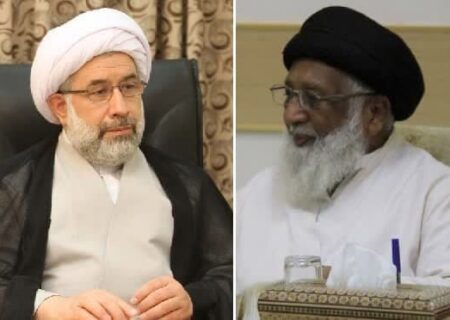 آیت اللہ حافظ سید ریاض نجفی کی جامعۃ المصطفیٰ کے سربراہ سے ملاقات