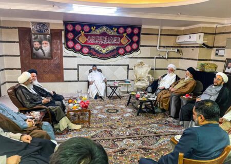 آیت اللہ حافظ سید ریاض حسین نجفی سے مختلف شخصیات کی قم ایران میں ملاقات