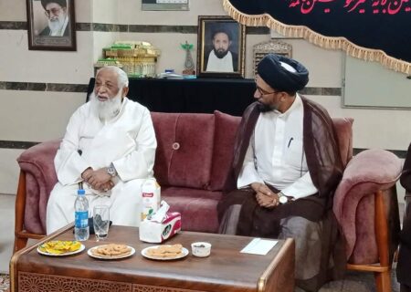 دفتر قائد ملت جعفریہ پاکستان شعبہ قم کے اعلی سطحی وفد کی حضرت آیت اللہ حافظ سید ریاض حسین نقوی النجفی سے ملاقات