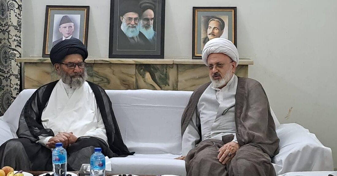 قائد ملت جعفریہ پاکستان سے جامعۃ المصطفی و حوزہ علمیہ قم کے وفد کی ملاقات