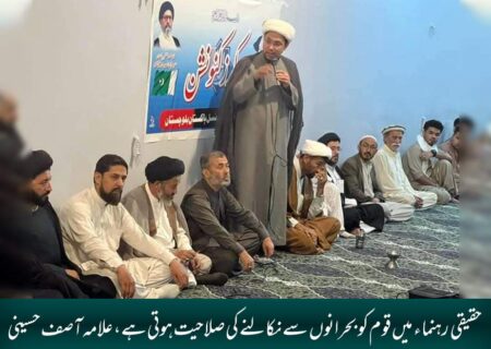 حقیقی رہنماء میں قوم کو بحرانوں سے نکالنے کی صلاحیت ہوتی ہے، علامہ آصف حسینی
