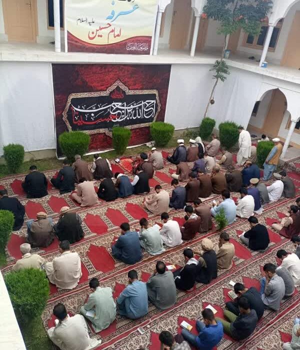 جامعۃ النجف سکردو میں اجتماعی دعائے عرفہ کا اہتمام