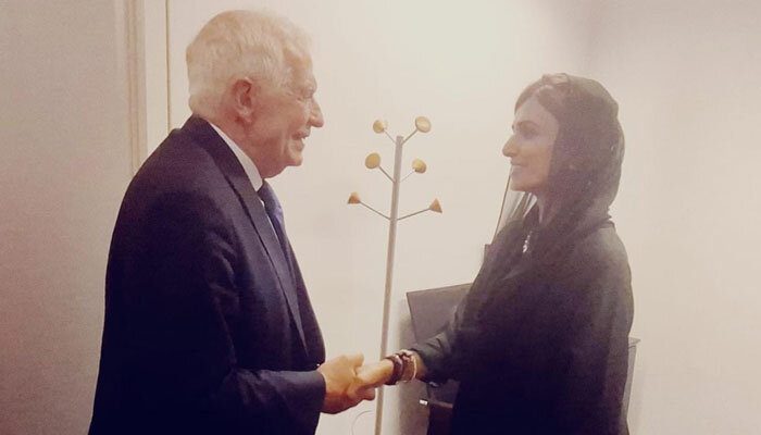 پاکستانی وزیر مملکت برائے امور خارجہ کی یورپی کمیشن کے نائب صدر سے ملاقات