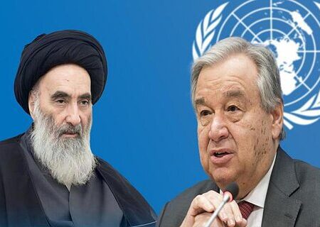 اقوام متحدہ کو آیت اللہ العظمیٰ سیستانی کا خط موصول، جلد جواب دینے کا وعدہ