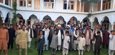 جامعۃ النجف سکردو میں قرآن سوزی کے خلاف احتجاجی مظاہرہ