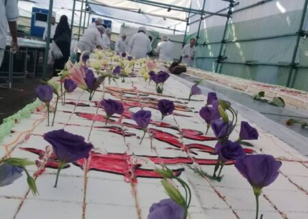ایران میں دنیا کا سب سے بڑا 110 منزلہ کیک تیار