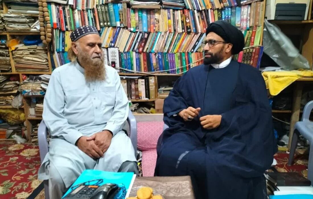 مدیر دفتر و نمائندہ قائد قم ڈاکٹر علامہ سید ظفر علی شاہ نقوی کی شیعہ علما کونسل پاکستان کے مرکزی ڈپٹی سیکرٹری جنرل جناب مظفر علی آخونزادہ سےملاقات