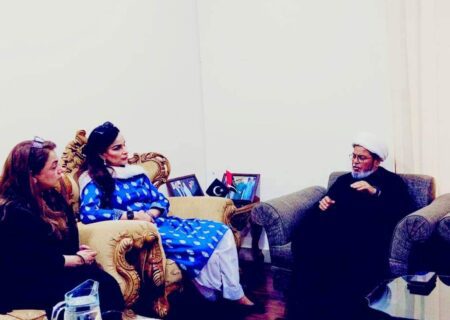 علامہ شبیر حسن میثمی کی سینیٹر ڈاکٹر شیری رحمان سے ملاقات