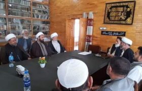 علماءِ نگر کے وفد کی حجت الاسلام  شیخ محمد حسن جعفری و انجمنِ امامیہ بلتستان کے اراکین سے ملاقات