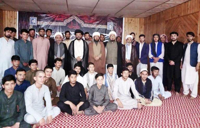 حجة الاسلام سید حسین الحائری کا حوزہ علمیہ جامعةالنجف سکردو کا دورہ
