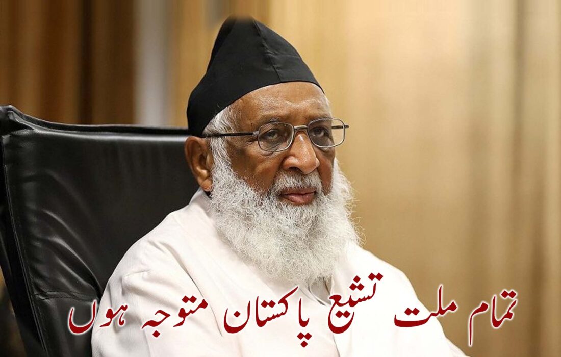 حساس مسئلہ پہ بزرگان کی آواز پہ لبیک کہہ کر ایک فقید المثال اتحاد کا عملی مظاہرہ کیا، آیت اللہ حافظ سید ریاض حسین نجفی