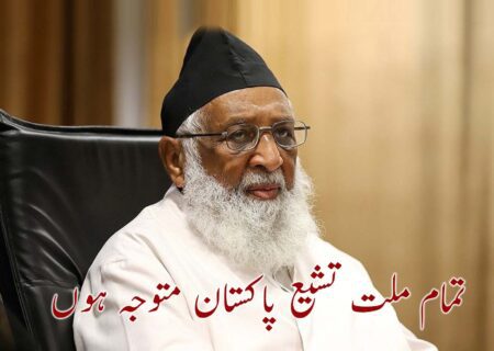 حساس مسئلہ پہ بزرگان کی آواز پہ لبیک کہہ کر ایک فقید المثال اتحاد کا عملی مظاہرہ کیا، آیت اللہ حافظ سید ریاض حسین نجفی