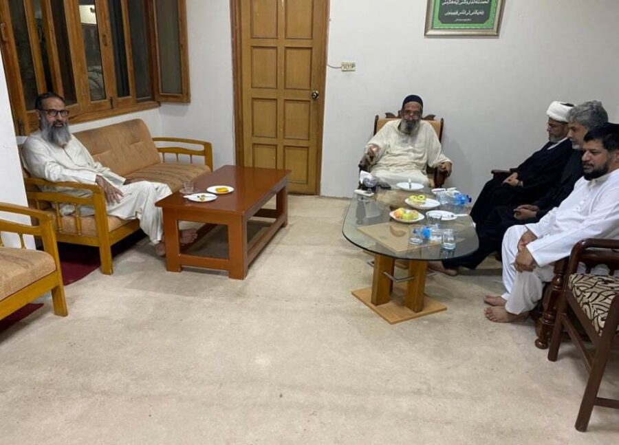 علامہ شبیر حسن میثمی کی حجت الاسلام و المسلمین علامہ شیخ محسن علی نجفی سے اہم ملاقات