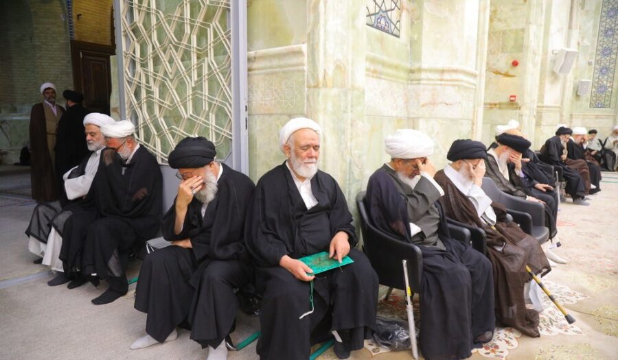 قم المقدسہ مسجد اعظم میں آیت اللہ صلواتی کی مجلس ترحیم کا انعقاد