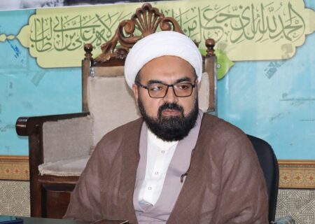 مدرسہ الامام المنتظر عج قم میں آیت اللہ محمد حسین نجفی کے چہلم کی مناسبت سے مجلس عزا کا انعقاد
