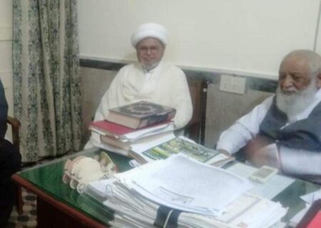 علامہ شبیر حسن میثمی کی آیت اللہ حافظ سید ریاض حسین نجفی سے لاہور میں اہم ملاقات