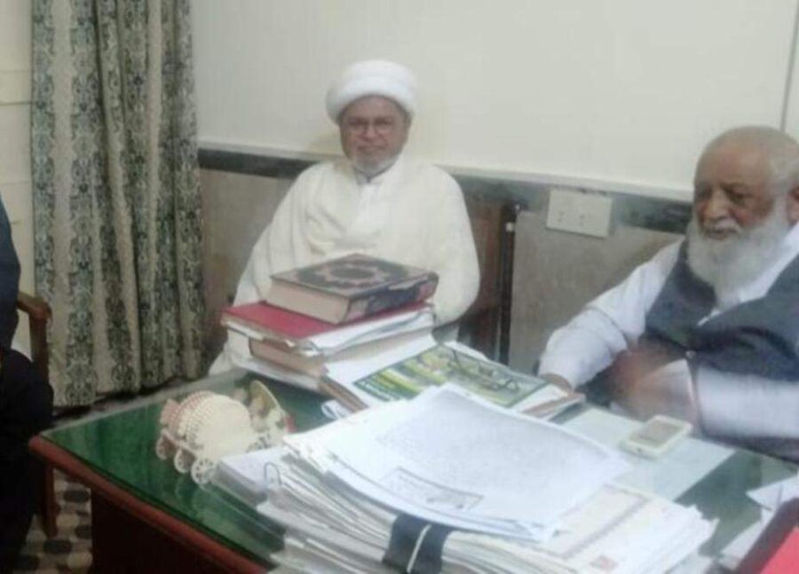 علامہ شبیر حسن میثمی کی آیت اللہ حافظ سید ریاض حسین نجفی سے لاہور میں اہم ملاقات