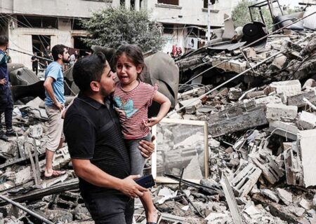 اسرائیلی بمباری میں ابتک 2750 فلسطینی شہید؛ 1030 بچے شامل، 10 لاکھ بے گھر