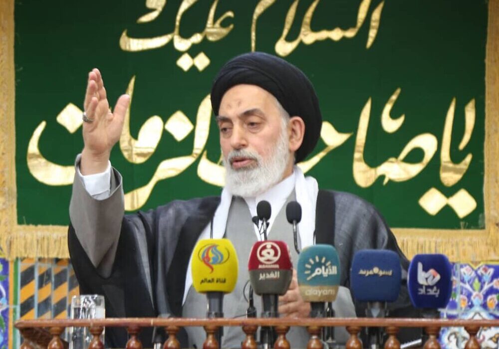 فلسطینی عوام کو پورا فلسطین واپس ملنا چاہئے، امام جمعہ نجف اشرف
