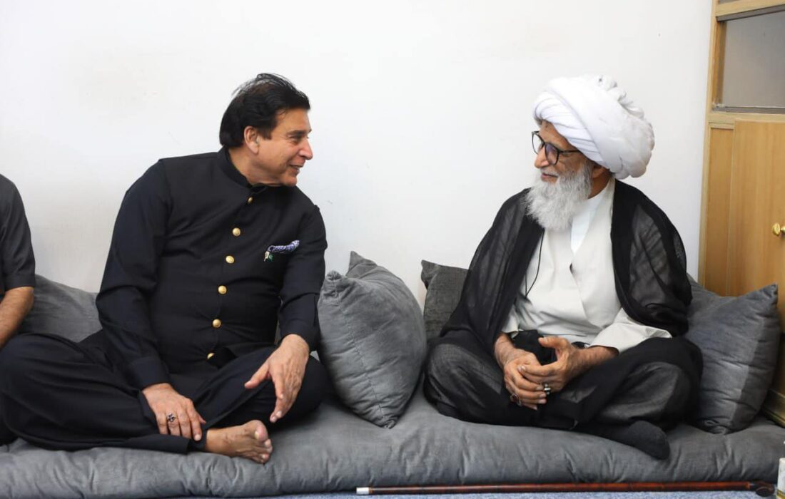 سپیکر قومی اسمبلی کی آیت اللہ العظمی حافظ بشیر حسین نجفی سے ملاقات