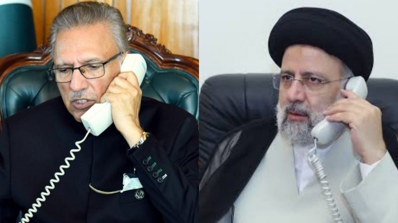 ایران اور پاکستان کے صدور کی ٹیلیفونی گفتگو، فلسطینیوں کے خلاف وحشیانہ صیہونی جرائم بند کرانے پر زور