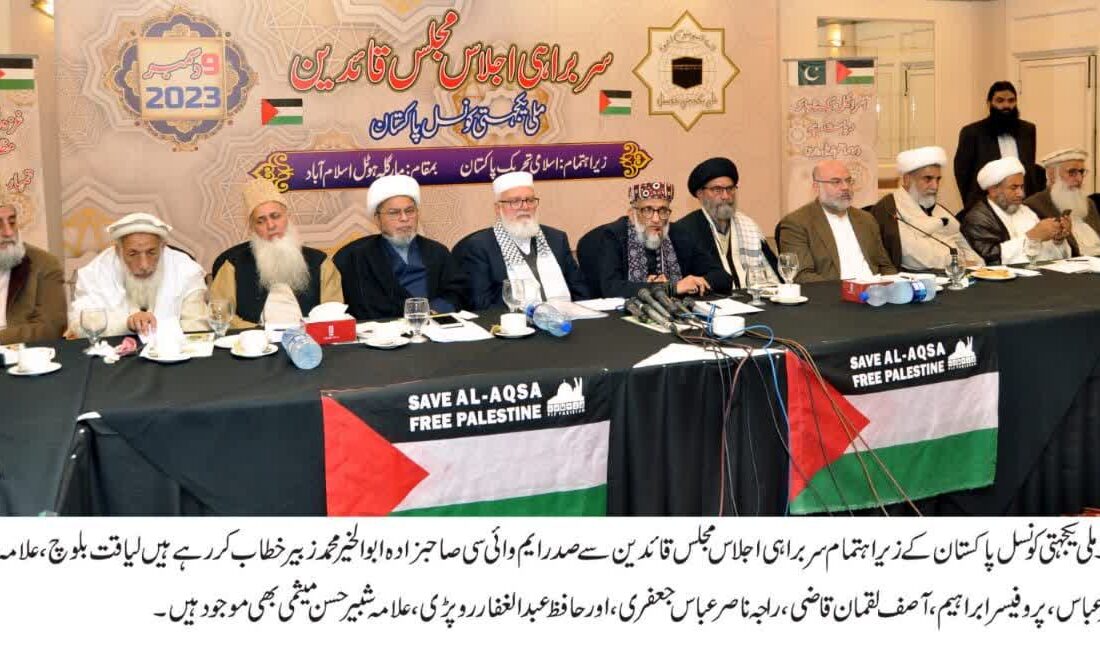 عالمی ادارے مسئلہ فلسطین کا سبب ہیں ان سے حل کی توقع کرنا درست نہیں، علامہ سید ساجد علی نقوی