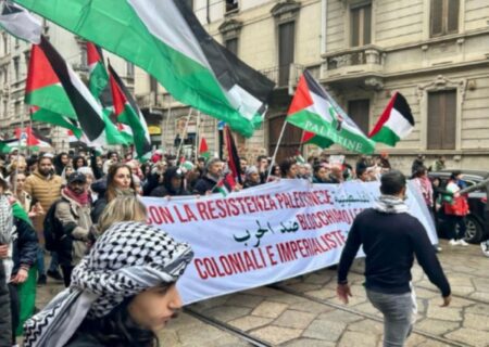 دنیا کے مختلف ملکوں میں فلسطین کی حمایت میں مظاہرے