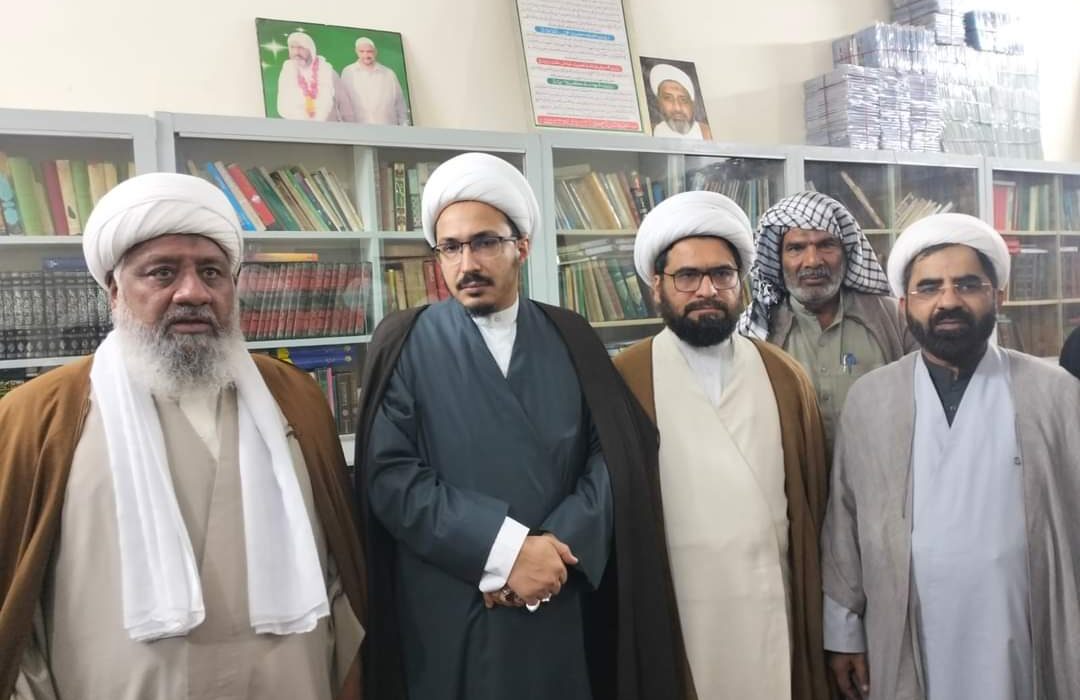 حجة الاسلام الشیخ علی النجفی کاحوزہ علمیہ جامعة المنتظر میں استقبال