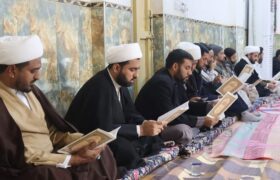 حسینیہ پاکستانیہ نجف اشرف میں علامہ شیخ محسن علی نجفی کی چہلم کی