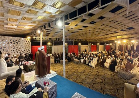 کراچی میں حجة الاسلام الشیخ علی النجفی کے اعزاز میں عشائیہ