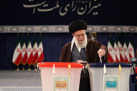 آج کے انتخابات سے ایران کے دوست خوش اور دشمن مایوس ہوں گے، رہبر معظم