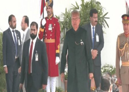 صدر مملکت ڈاکٹر عارف علوی کے اعزاز میں الوداعی گارڈ آف آنر پیش