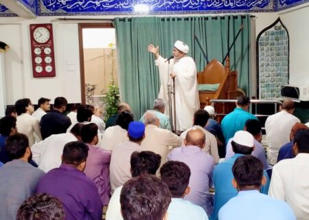 علامہ شبیر حسن میثمی کی اقتداء میں نماز عید الفطر کراچی میں ادا کی گئی