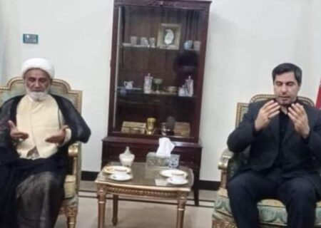 علامہ رمضان توقیر کی ایرانی قونصلر جنرل سے ملاقات، ہیلی کاپٹر حادثہ پر تعزیت