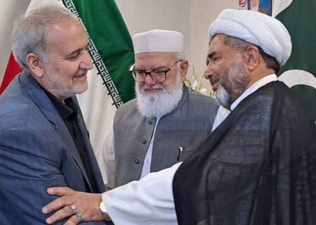 ملی یکجہتی کونسل کے وفد کی ابراہیم رئیسی کی شہادت پر ایرانی سفیر سے تعزیت