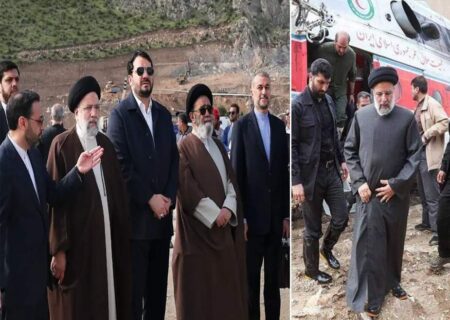 ایرانی صدر ابراہیم رئیسی کو لے جانے والا ہیلی کاپٹر ہارڈ لینڈنگ حادثے کا شکار