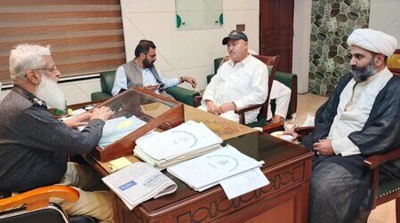 ایم ڈبلیو ایم کے رہنما کی وفد کے ہمراہ آئی جی بلوچستان سے ملاقات