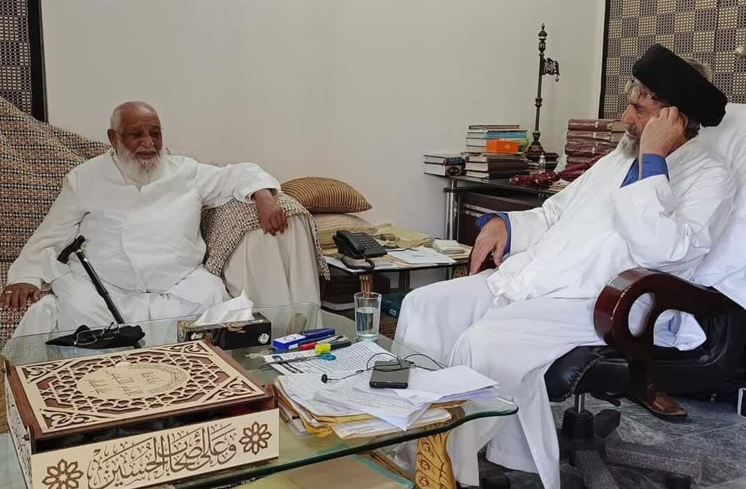 آیت اللہ حافظ سید ریاض حسین نجفی  کی وفد کے ہمراہ علامہ سید ساجد علی نقوی سے ملاقات