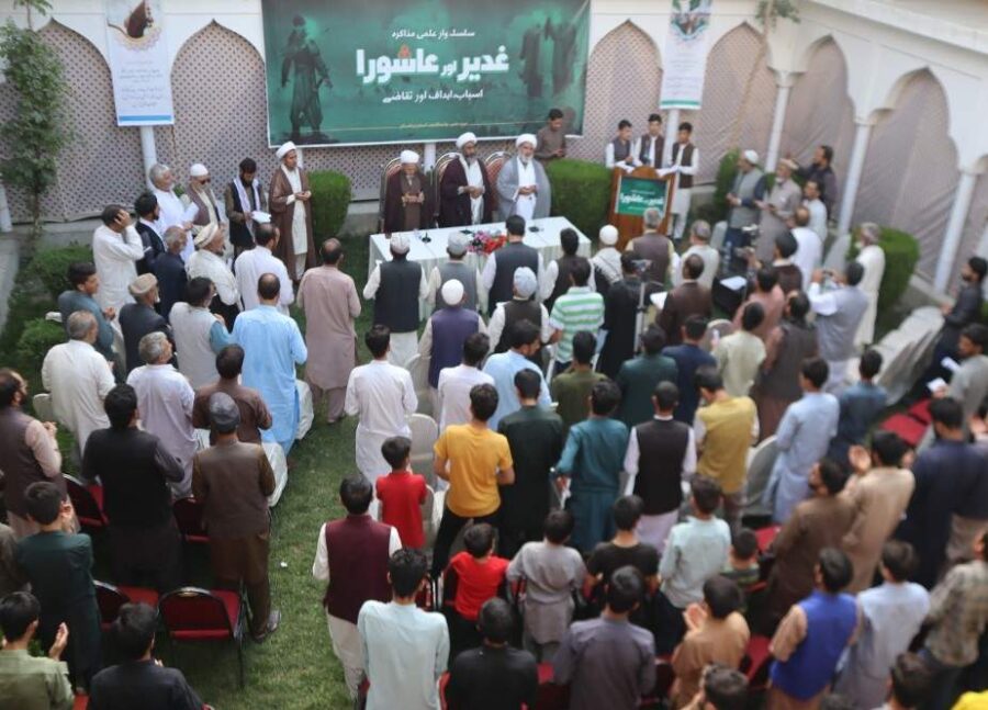 غدیر اور عاشورا کے عنوان سے جامعہ نجف سکردو میں علمی مذاکرے کا انعقاد