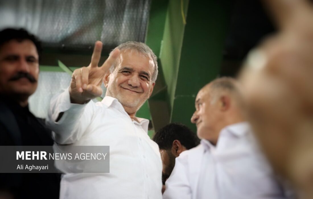 ڈاکٹر مسعود پزشکیان ایرانی صدر منتخب