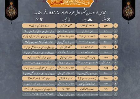 قم المقدسہ میں مختلف مقامات پر عشرہ محرم الحرام کا آغاز