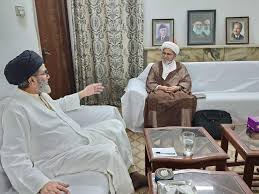 قائد ملت جعفریہ پاکستان سے علامہ شبیر حسن میثمی کی اہم ملاقات