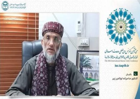 صیہونی حکومت کے جرائم کے خلاف اسلامی معاشروں کی خاموشی ناقابل معافی جرم ہے، صاحبزادہ ابوالخیر