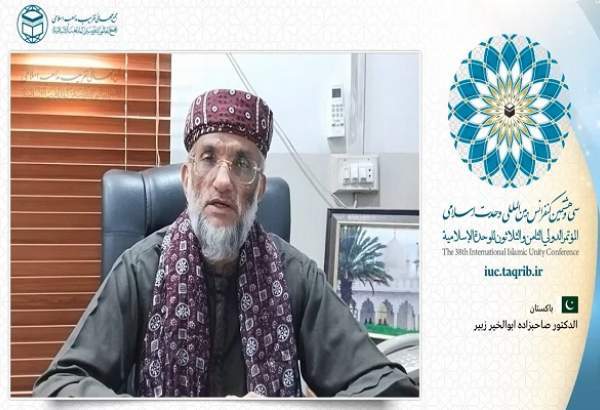 صیہونی حکومت کے جرائم کے خلاف اسلامی معاشروں کی خاموشی ناقابل معافی جرم ہے، صاحبزادہ ابوالخیر