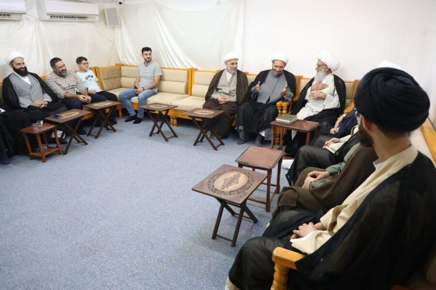 لبنانی علمائے کرام کے وفد کی آیت الله العظمیٰ حافظ بشیر حسین نجفی سے ملاقات