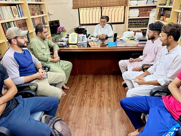 سیکرٹری جنرل علامہ شبیر حسن میثمی سے کراچی یونیورسٹی کے طلباء کی اہم ملاقات